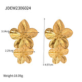 Metal Waterproof Statement Earrings