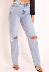 IVELISSE | MID WASH DENIM JEANS