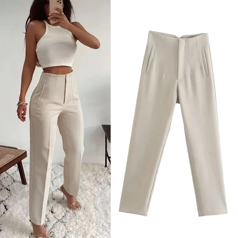 High waist Formal Pants