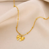 Tiny Bow Necklace