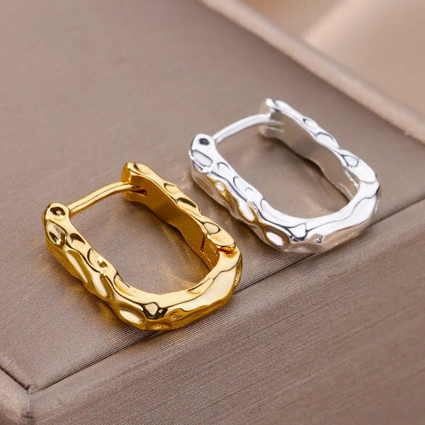 Stainless Steel Hoop Earrings