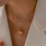 Tiny Bow Necklace
